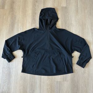 Lululemon Black Hooded Windbreaker Jacket